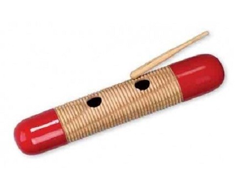 Large guiro with stick 40cm - guiro,