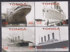 Tonga $13.60 Titanic Ship