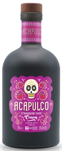 Acapulco strawberry rose - strawberry, cream