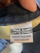 Mens Hood  Motorcycle Jeans