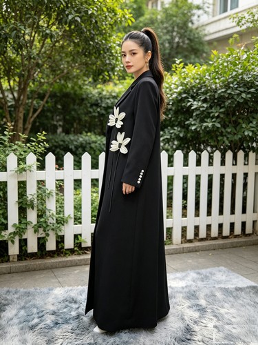 Dubai flower abaya women - dubai,