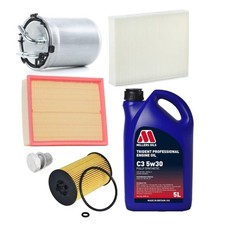 FULL SERVICE KIT 5L 5W30 OIL &