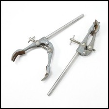 Vintage 2 x Laboratory Lab Retort Stand Clamps Technico