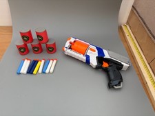 Nerf N-Strike Elite Strongarm Blaster Bundle – Darts & Target Cans – Working