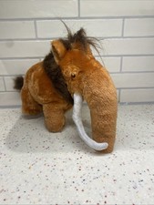 Small - Just Play - Plush Ice Age Woolly Mammoth Toy in Excellent Condition