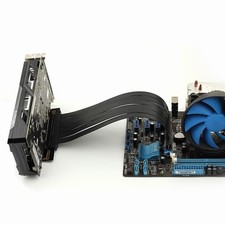 PCIe 4.0 x16 Riser Cable 90°