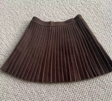 Vintage Windsor Girls Pleated Brown School Skirt 3-4 yrs
