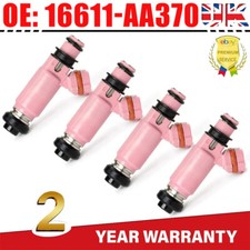 4X OEM Pink 550cc Fuel Injectors 16611-AA370 for Subaru Impreza STI WRX Forester