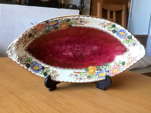 Maling lustre ware peony - lustre,