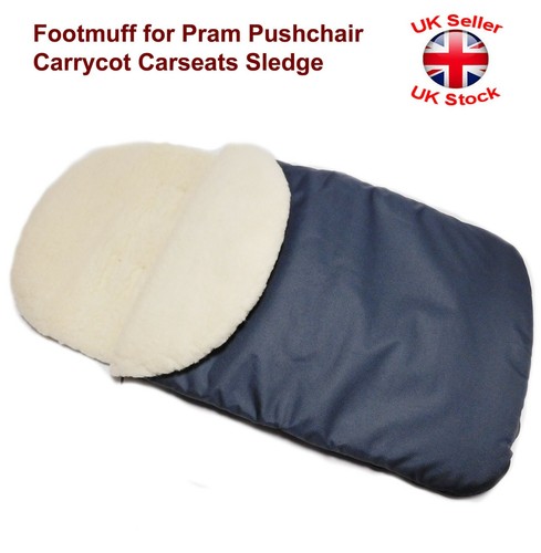 Sheep wool footmuff cosy - sheep,