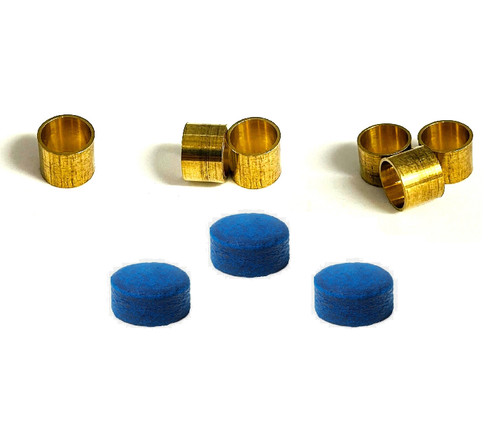 Snooker pool brass - or, ferrules