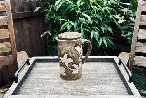 Vintage studio pottery lidded - studio,