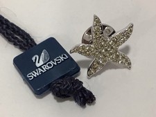 SWAROVSKI Tie Pin /Adds A Stylish Sparkle STAR To Your Gucci, Vuitton,Hermes Tie