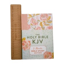 Holy Bible Kjv 5-Minute Bible Study Edition Hardback Gift King James Version