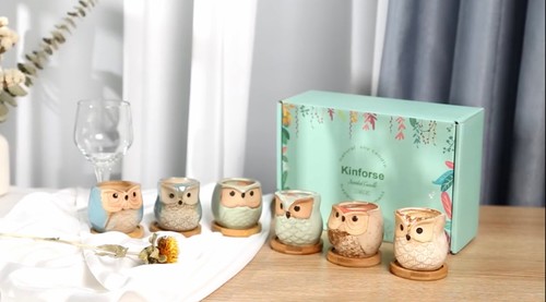 Kinforse scented candles owl - scented,