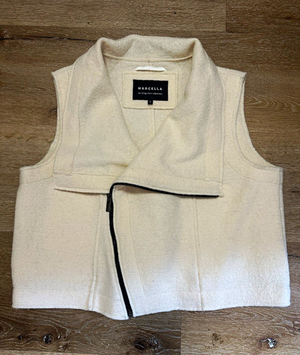Marcella hanora vest ivory - marcella,
