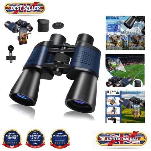High powered 20x50 binoculars - high,