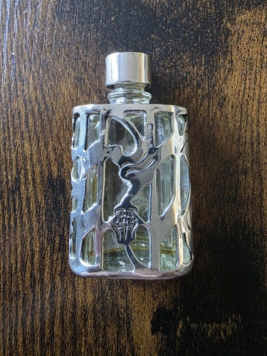 Vintage silver cased perfume - vintage,
