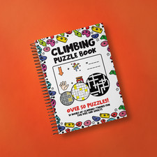 Rock Climbing Puzzle Book, 50+