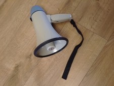 Megaphone Speaker with Siren - Handheld - Loud 10W - Battery Powered with Strap