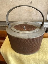 ANTIQUE GALVANISED LIVE BAIT OR MINNOW TIN