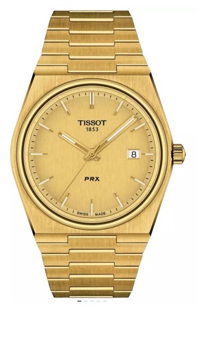Tissot prx men gold - men's,
