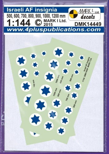 Mark decals 144 israeli af - decals, 1/144