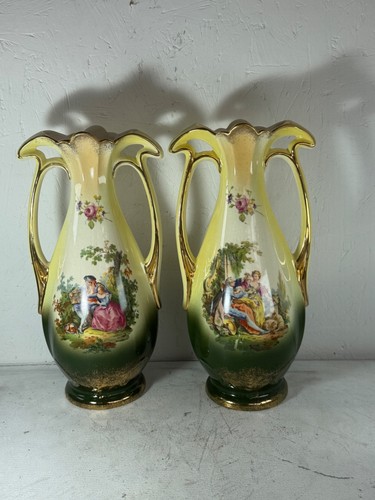 Pair victorian staffordshire - victorian,