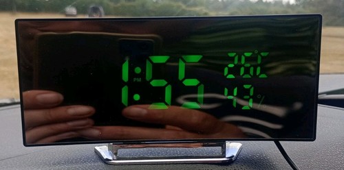 Mirror digital alarm - mirror,