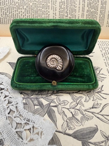 Antique victorian whitby jet - victorian,