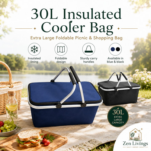 30l large insulated picnic - large,