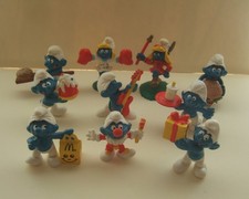 10 McDONALD'S HAPPY MEAL SMURF