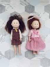 Vintage 1999 Madeline 7" Dolls By Eden Toys - Incomplete