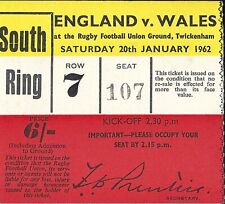 England v Wales RUGBY TICKET