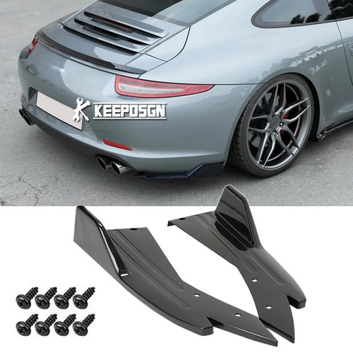Rear bumper diffuser spoiler - rear,