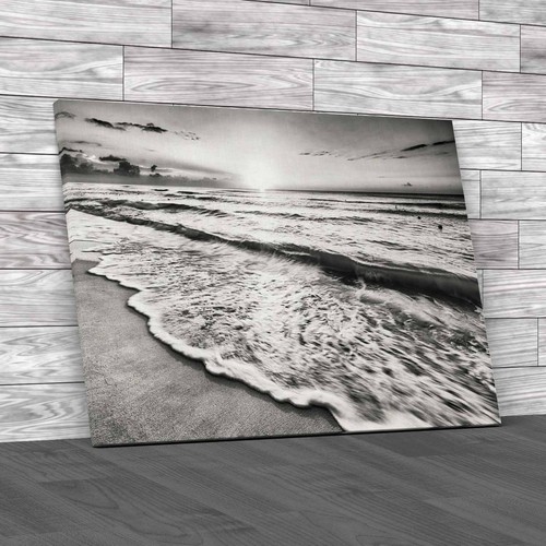 Ocean and sunset - canvas, print