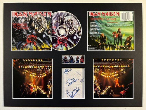Iron maiden signed - maiden,