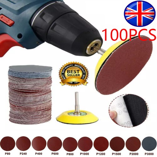 100pcs 3inch 75mm sanding - 75mm,
