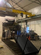 Residential steel staircase