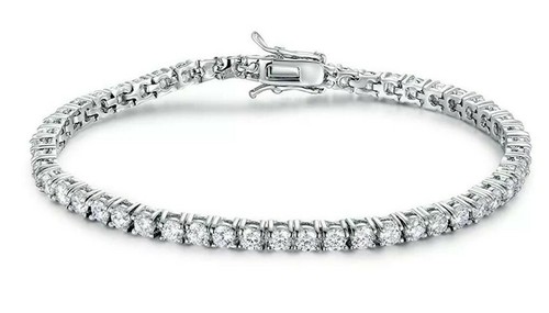 White gold finish - , round