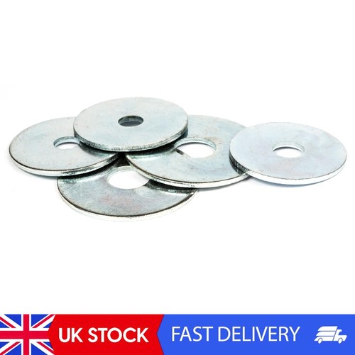 Large flat repair washer steel - large,
