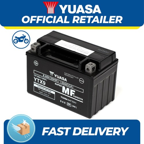 Yuasa ytx9 motorcycle battery - ytx9,