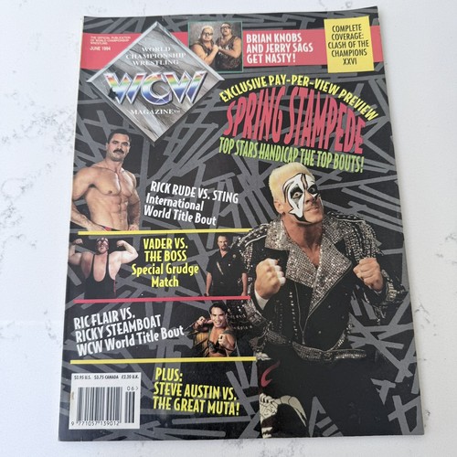 Wcw magazine vgc - *vgc*, 1994
