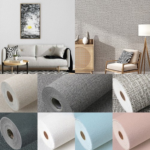 Linen textured wall paper - 3d,