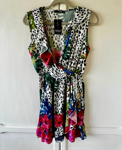 Quiz size wrap dress - quiz,