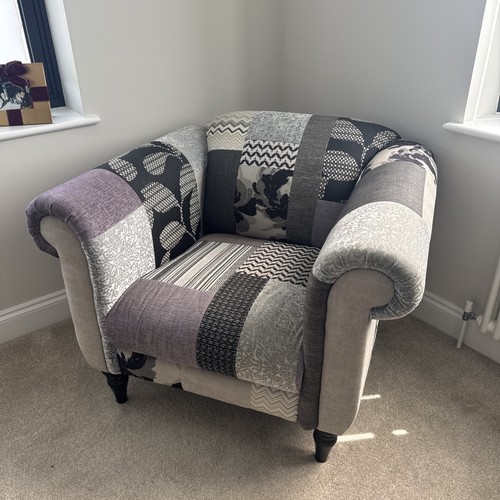 Matching patchwork armchair - patchwork,