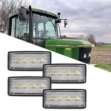 4PCS For John Deere 6200 6300 6400 6500 6110 6210 6310 6410 LED Cab Work Lights