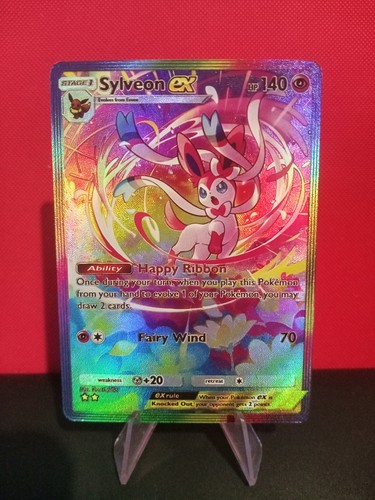 Sylveon pokemon card - sylveon, display