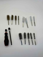 15 PC WIRE BRUSH CLEANING SET REMOVE RUST METAL CLEAN HANDLE DRILL BIT