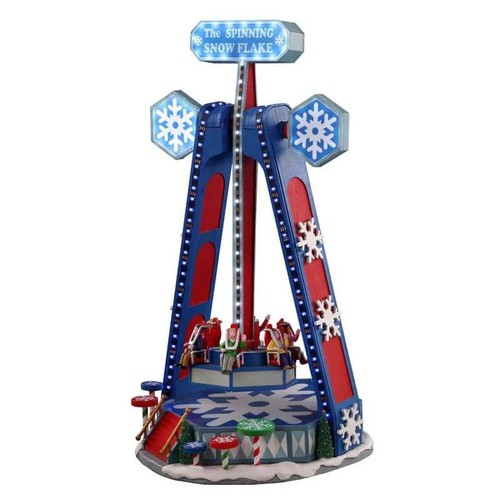The spinning snowflake with - spinning,